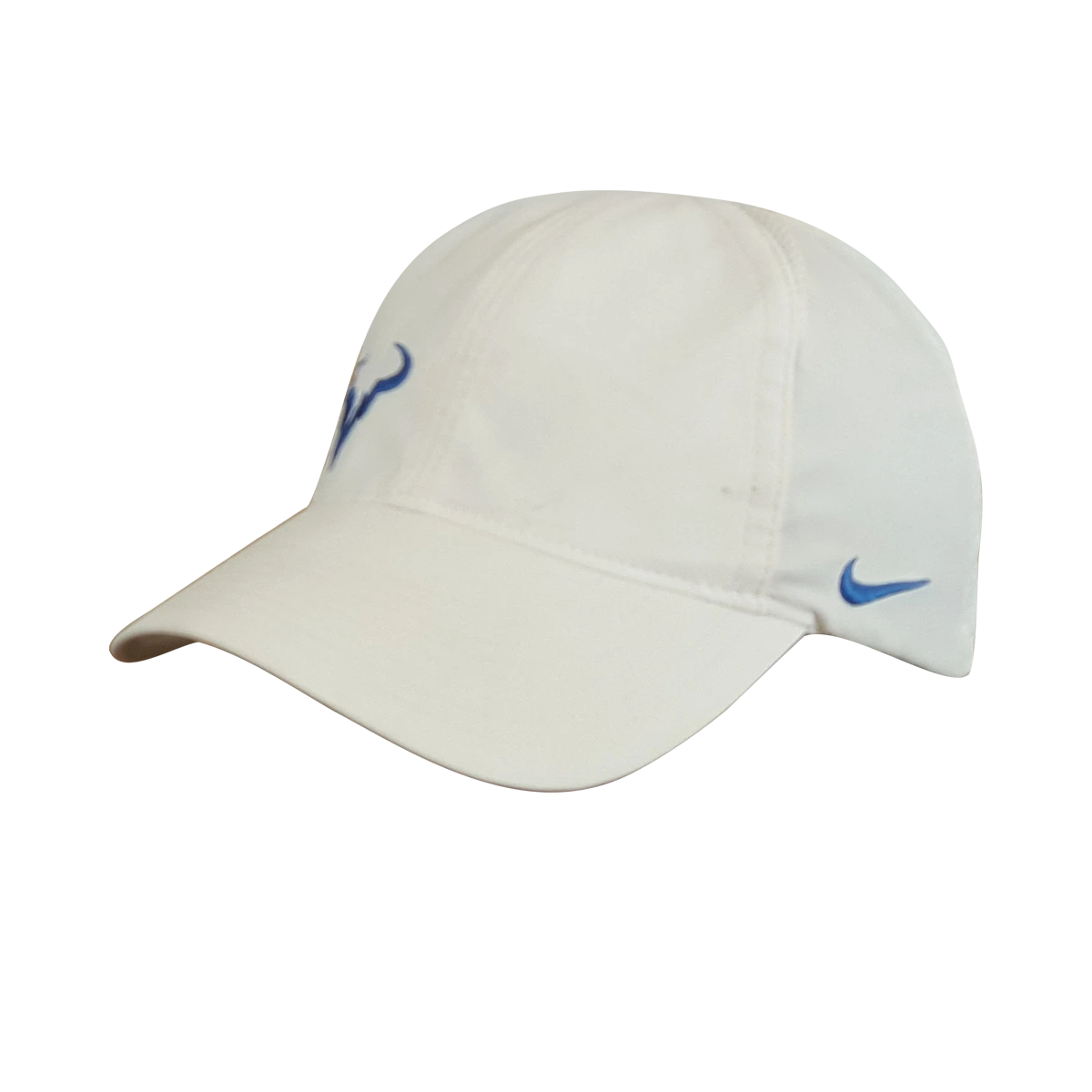 Nike Fundación Rafa Nadal Bull Logo hat in White w/Blue? [398531-100] from the Fall 2009 tennis collection